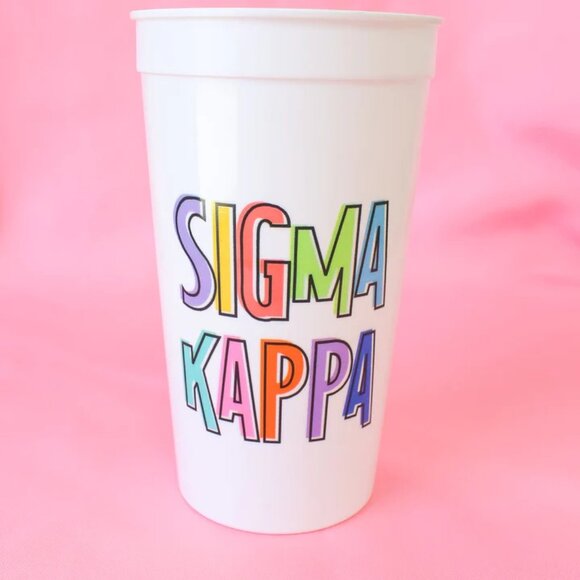Colorful Stadium Cup - Alpha Gamma Delta, Sigma Kappa, Chi Omega, Delta Zeta - Picture 4 of 4